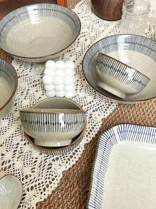 1pc/2pcs/4pcs Japanese Style Underglaze Ceramic Rice Bowls, Vintage Sesame Glaze Compact Rice Bowls, Japanese Sesame Glaze Ceramic Bowls, Underglaze Rice Bowls, Round Rice Bowls, Daily Dining Rice Bowls, Single Serve Rice Bowls, Family Gathering Rice Bowls, Retro Rice Bowls, Premium Rice Bowls,School Supplies