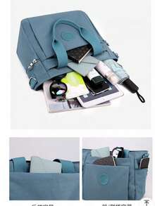 Women's Casual Crossbody Shoulder Bag - Sack Style - 黑色 - 查看 4