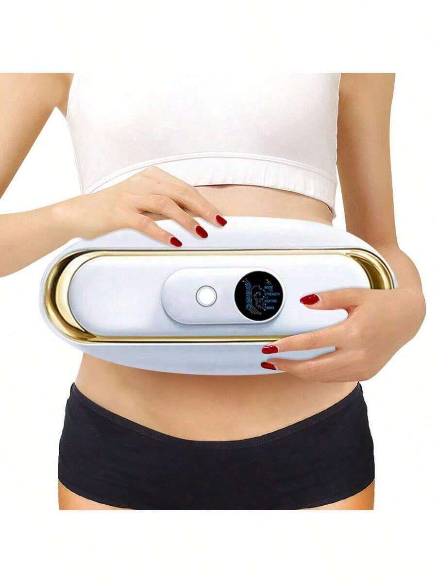 RAF 1 Portable Home Use Waist Massager - Relieves Fatigue, Heating & Vibration Massage, Ideal Gift For Parents1 Portable Home Use Waist Massager - Relieves Fatigue, Heating & Vibration Massage, Ideal Gift For Parents (White/Green)