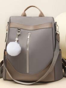 Fashionable And Women's Student Backpack, Latest Style, Exquisite And Sweet, Simple And Casual, Personalized, Large Capacity, Travel, Commuting, Office Work, Multi-Purpose, Shoulder Bag, Can Be Worn Cross-Body
