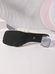 Femmes Mode Casual Sandales Confort Talon Épais Plissées, Femmes Vacances Fête Sandales Plage Confortables, Femmes Pantoufles d'intérieur Personnalisées - Beige - Voir 10