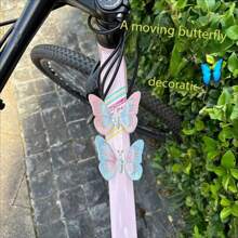 Pegatinas decorativas con mariposa voladora para accesorios de bicicleta de carretera, bicicleta de montaña, paredes del hogar, jardín y dormitorio - Incluye adhesivo