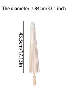 1Pc White Paper Umbrella Wedding Party Decoration, Wedding Table Centerpieces, Wedding Bridal Props, Vase Flower Arrangement Accessories, Photography Props, DIY Painting Supplies