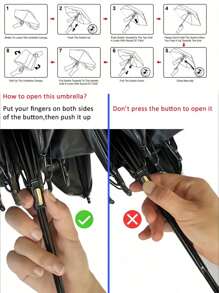 Small Folding Umbrella, Mini Pocket Waterproof Portable Travel Umbrella, Sunshade Umbrella Women Sunscreen UV Sunscreen Umbrella 2 In 1 Mini Six Fold Ultra Light Compact Portable, Mini Travel Umbrella, Compact Portable Sunny And Rainy Dual Purpose Umbrella, Wind Shade, 99% UV Protected, Suitable For Both Men And Women, Durable Structure, Sunscreen And Rainproof