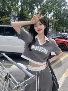 Women Two-Piece Outfits - Xám - Xem 4