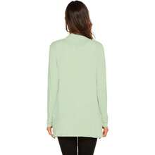 Newchoice Womens Casual Lightweight Long Sleeve Cardigan Soft Drape Open Front Fall Dusters (S-3XL) - Faded Sage - 查看 9