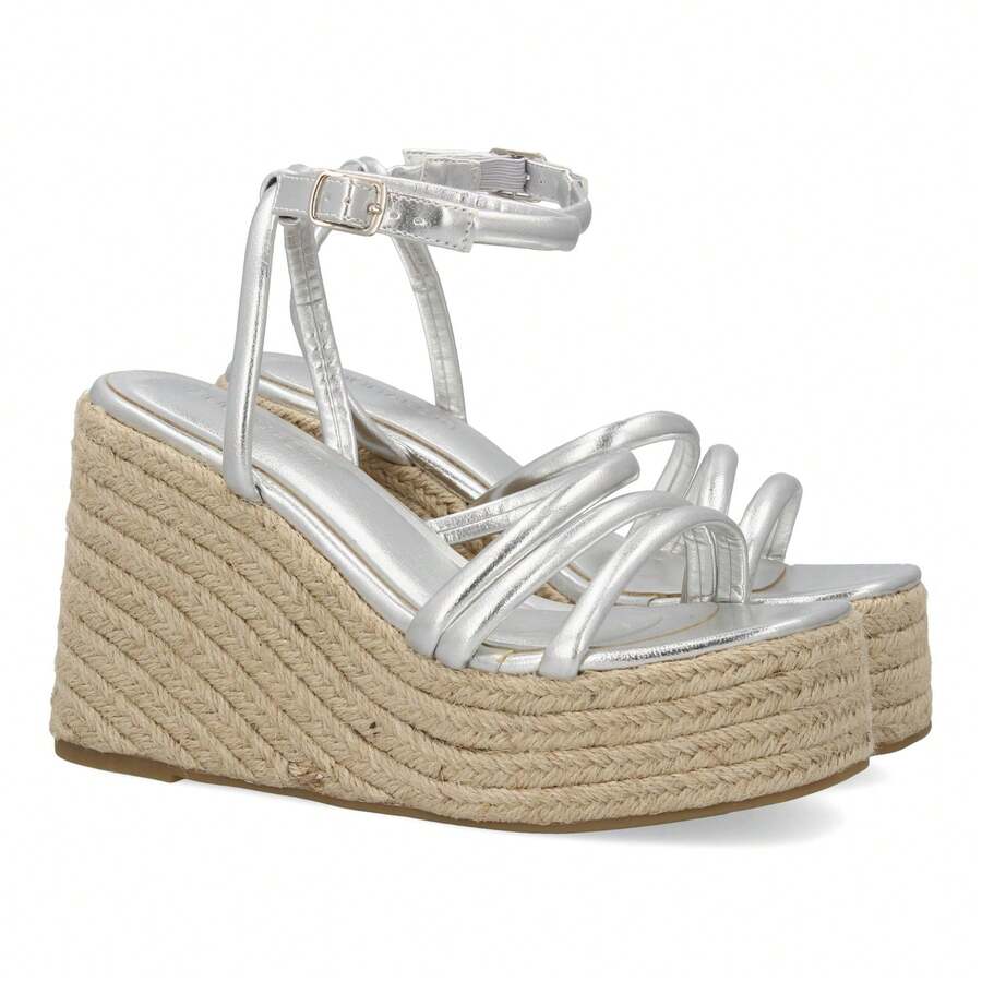 shoes&blues.es Women Platforms & Wedge Sandals - Bạc - Xem 1