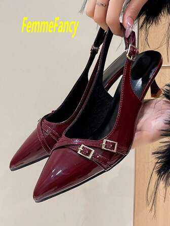 优雅性感尖头细高跟凉鞋，蝴蝶结装饰，适合通勤、夜店、派对、婚礼等场合。有红、黑、白和独立日等颜色可选。百搭连衣裙。