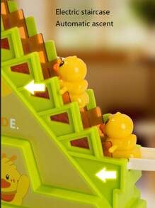 The Yellow Duck Automatic Climbing And Sliding Toy Is Perfect For Birthday And Holiday Gifts. Manual Installation Of Track (Requires Two No. 5 Batteries To Be Provided),Duck,Sensory Toys,Ducks