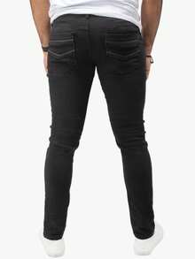 Pantalones para hombre - Negro azabache - Ver 2