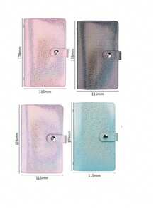 2/1本纸币收藏册,圣诞节纸币收纳册,纸币和票据收藏册。3/4本,PU材质,50个内页可容纳100张纸币,带纸币照片、邮票和银行卡收纳页。超大容量现金收纳本。 - 彩色 - 查看 15