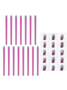 1-30 pièces Ensemble de stylos de tamponnage pour nail art, outils de tamponnage pour ongles en silicone, stylos de transfert d'impression de motifs de papillons et de fleurs pour nail art, kit de conception de tampons à ongles pour l'été, l'école