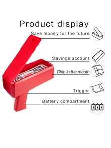 1PC Super Cash Gun Money Gun For Weddings, Anniversary, Birthday Parties, Kitty Parties And Fun