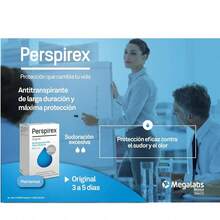 Perspirex Origina Roll-on Antitranspirante Control De La Transpiración De Tres A Cinco Días 20ml - Blanco - Ver 3