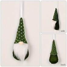 6 Peças Boneco Decorativo de Pendente de Natal, Pendente de Boneco Sem Rosto, Pendente de Boneco Velho, Pendente de Boneco Rudolph Sem Rosto, Pendente Decorativo de Suspensão Para Férias, Adequado para Decoração de Pendente de Casa, Pendente de Decoração de Evento