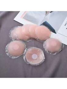 Premium 2-Pack Reusable Silicone Nipple Covers | Ultra-Comfortable Adhesive Pasties For Women, Offering A Smooth & Seamless Look Under Thin Fabrics | Ideal For Backless Dresses, Strapless Tops, Swimwear, Gym Wear, And Daily Use, Enhancing Natural Silhouette With Discreet Confidence.