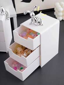 صندوق التخزين المكتبي الصغير، أثاث المكتب، تنظيم المكتب، تخزين المجوهرات والأحمر شفاه والمستحضرات التجميلية، درج للتنظيم