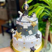 Silikonformen, Silikon-Buch-Form, Schere, Zeichen-Stift, Palette, Schultasche Fondant-Formen für Cupcake-Topping, Kuchen-Dekoration, Schokolade, Süßigkeiten, Handwerk, Gummi-Paste