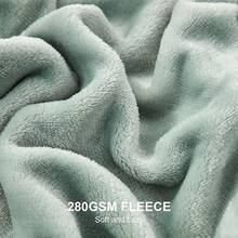 Sofa Blanket Living Room Cover SetFleece Blanket Twin Size, Soft Cozy Twin Blanket, Fuzzy Flannel Blanket Bed, Sofa, Couch, Travel, Camping, 60 X 80 Inches - 青瓷 - 查看 8