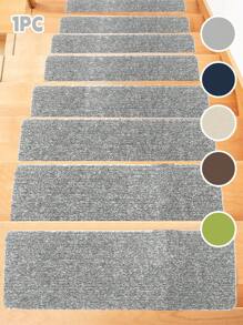 8 PIEZAS Pisadas antideslizantes para escaleras - Alfombras adhesivas de doble cara para escalones de madera/concreto, interior/exterior, almohadillas de seguridad con reducción de ruido (instalación sin taladro)