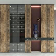 1 Roll Vintage Wood Grain Wallpaper Brown Self-Adhesive Peel-Off Wallpaper Vinyl Contact Paper Kitchen Cabinet Backsplash Countertop Furniture Renovation Bedroom Background Wall Home Decor Wall Sticker DIY Easy Installation Removable Wallpaper 45CMX500/300/100CM