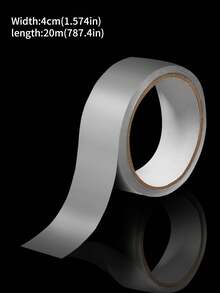 1 Roll Silver Duct Tape, Waterproof, Tear-Proof, Leak-Proof Tape, Multi-Functional, Daily Household Repair, Sealing, Fixing Items - Silver - View 14