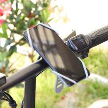 1 Stück Fahrrad-/Roller-Handyhalterung mit 360° Drehung, Silikonhalterung für Handy und GPS am Lenker für Fahrrad und Roller