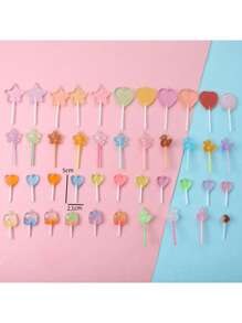 40g/Paquete Accesorios para joyería de bricolaje con piruletas de colores surtidos