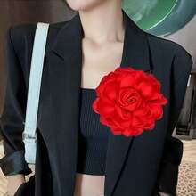 1 件高端甜美玫瑰花胸花，时尚男女均可搭配连衣裙、帽子 - 胸花 - 查看 13
