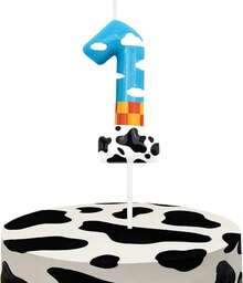 Velas de Número para elº Cumpleaños de Toy Inspire Game, Velas de Número para Decoración de Pasteles en Fiestas Temáticas de Historias de Dibujos Animados,º Cumpleaños - ciruela - Ver 8