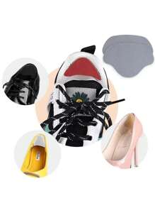 6/12 Pcs(6Pcs/Set) Shoe Heel Protectors - Self-Stick Wear-Resistant Patches For Shoe Linings, Anti-Slip Cushion Pads For Leather/Canvas Shoes, Durable Foot Care Accessories For High Heels/Sneakers | Blister Prevention & Lining Reinforcement | Invisible Footwear Rescue Kit
