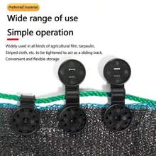 10 pezzi/30 pezzi/50 pezzi Clip di fissaggio in plastica spessa per serre da giardino, rete parasole staccabile, durevole per serre e fissaggio di reti antinsetti, adatto per giardinaggio, agricoltura e tende da campeggio