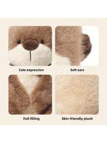 Lindo peluche de nutria de mar, muñeco adorable super suave, nutria muñeca cómoda, perfecta decoración de interiores, decoración de sofá, regalos de cumpleaños, regalos del Día de la Madre, regalos del Día del Padre, regalos para todo tipo de festividades, adecuado para niños y niñas.