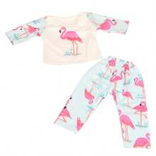 5 Piece Set Of Dresses And Pants For 18-Inch Dolls, Includes Bow, Cherry Blossom, And Phoenix Print Dress, Perfect Gift For Holidays, Birthday, Graduation For Little Girls (Doll Not Included)