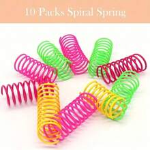Juguetes para gatos, paquete de 30 juguetes interactivos para gatos que incluyen bolas de arruga para gatos, bolas brillantes para gatos, resortes en espiral para la mayoría de los gatos