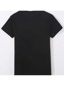 Camiseta Preta Estampa Escrito Original 1975 Nascidos 1975 - Preto - Visão 5