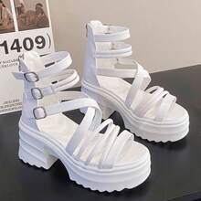 Women Platforms & Wedge Sandals - White - View 2