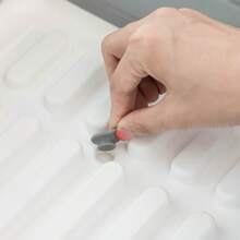 Un escurreplatos de cocina que ahorra espacio - Un escurridor de lavavajillas, escurridor de bols, estante para cubiertos y estantería de almacenamiento plegable para uso hotelero/comercial. - Gris - Ver 8