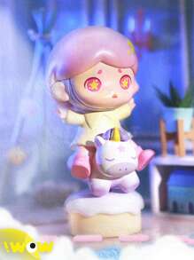 1 buc. Livrare aleatorie drăguț personaj anime figură de colecție, material PVC și ABS, dulce figură model anime, cadou minunat pentru prieteni și familie, decor mic pentru a crea un mediu relaxant