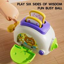 Juguetes sensoriales Montessori para niños pequeños de 1 a 3 años - Actividades de viaje Tablero ocupado Cubo - Regalos para bebés de 18 meses 18M + 1 2 Niños de un año - Avión, coche de juguete, Juguetes educativos de aprendizaje para viajar