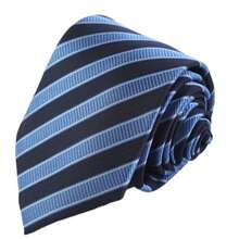 Corbatas clásicas a rayas para el novio, corbatas formales de vestir para negocios, boda, accesorio de corbata delgada para hombres, cuello de oficina masculino - Multicolor - Ver 23