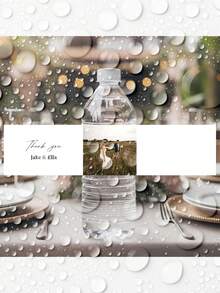 1~20pcs Custom Photo Water Bottle Label-3 Styles, Personalized Celebration Tags, Personalized DIY Bottle Water Waist Seal Stickers, Personalized Water Bottle Labels For Wedding, Birthday, Baptism, Wedding, For Him, Her, Boyfriend, Girlfriend, Dad, Mom, Friends, Multi-Functional, Ideal Gifts For Him, Boyfriend, Mom, Friends, Tea Room, Home, Garden, Office, For Valentine's Day, For Mother's Day, For Father's Day, For Graduation, For Weddings, For Housewarming, Warm Ambience, Autumn Home Refresh, Xmas Decoration, Home Harmony, Office Decor