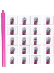 1-30 pièces Ensemble de stylos de tamponnage pour nail art, outils de tamponnage pour ongles en silicone, stylos de transfert d'impression de motifs de papillons et de fleurs pour nail art, kit de conception de tampons à ongles pour l'été, l'école