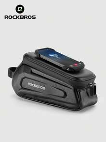 1 件自行车上管包硬壳前梁包山地/公路车触摸屏马鞍包骑行装备 - 彩色 - 查看 6