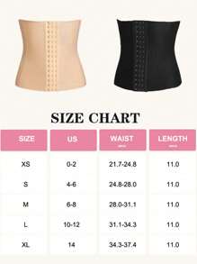 1 pièce Ceinture amincissante pour le ventre des femmes à fermeture à crochet et à œil sans couture, multicolore. Gaine de taille, corset de maintien de la taille, accessoire de gym sans bord qui roule. Sports et extérieur.