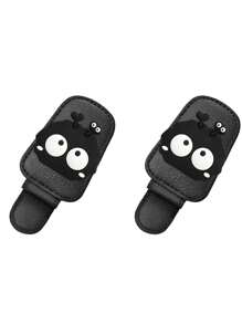 1/2pcs Magnetic Car Sunshade Glasses Clip - Cute Coal Design, Multi Functional Car Glasses Clip, Strong Magnetic Bracket For Fashionable Glasses, Sunshade Storage Glasses Clip, Car Interior Accessories, Car Accessories | Fantastical Design | Safe Magnetic Bracket, Fashionable Car Glass Bracket.​