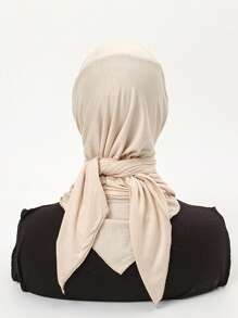 FADZOYLE 1 Stück Dreieckiger Kopftuch-Hijab für Frauen, Islamischer einfarbiger Lässig Inner Cap, sportlich, bequem, Abaya, täglicher Unterkappenverh|, Frauen Schleier für Feste, Gebete und Pilgerreisen, Muslimisches Accessoire