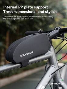 ROCKBROS 自行车前车架包车把包 1.6L 防雨 TPU 面料和快拆设计 - 彩色 - 查看 2