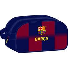 FC Barcelona F.C. Barcelona 1st Kit Small And Light Toiletry Bag 25/26 - Cosmetic Case With Zipper, Interior Lining And Spacious Compartment - Toiletry Bag With Exclusive And Original Design - Neceser 1 Asa - View 2