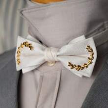 Gentleman's Bow Tie Wheat-Ear Perfect For Formal Occasions And Business Wear For Men Costume Accessories For Weddings